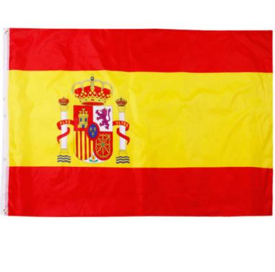 China WM2022 Spain National Flag 90x150cm Hanging Country Flag 3x5ft for sale