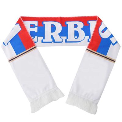 China Promotion WM Serbia Fleece Scarf Serbia Wool Scarf 2022 for sale