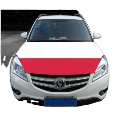 China 2022 WK Car Engine Hood Cover Sports. Cover Poland Fan Polish Decorative Car Hood Sock Cover for sale