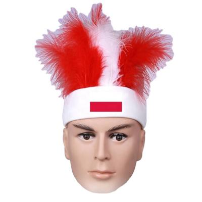 China Decrations WM Poland Football Fans 2022 Ticking Headband for sale