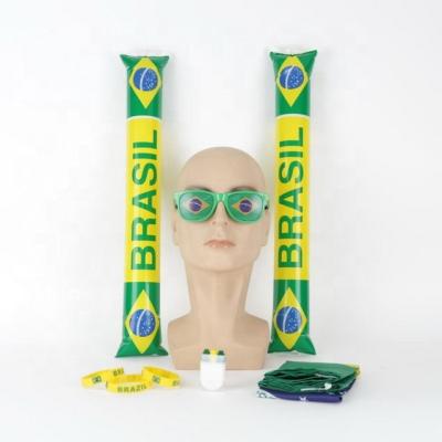 China 2022 Hung WM Brazil Football Fan Box Collection Fan Set Brazil Defender Kit Accessories for sale