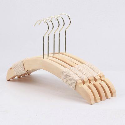 China New Design Modern High Grade Wood Suit Hanger Wood Hanger In Natural for sale