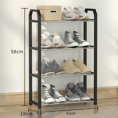 China (Other) Multifunctional Adjustable Shoe Organizer Storage Space Saving Shoe Shelf Rack Holder for sale