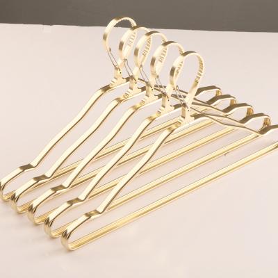 China Modern High Quality Duty Mounted Gold Copper Metal Aluminum Hanger Rack Holder for sale