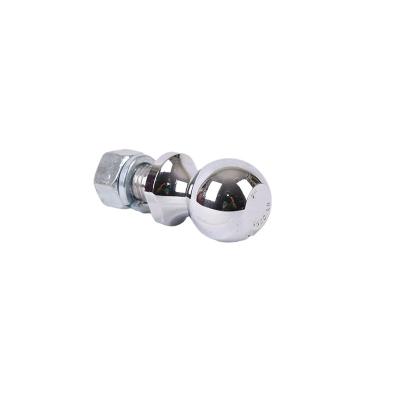 China Trailer Parts Cheap Factory Price Chrome Balls Tow Hitch Trailer Towing Latch Ball Plated Round Shape Black Tow Ball for sale