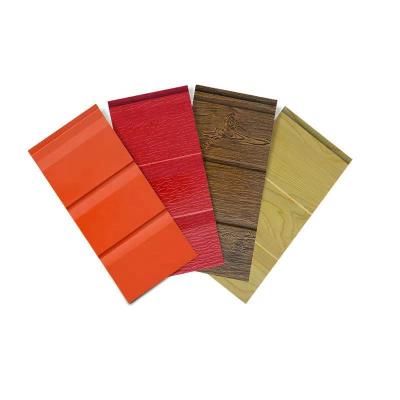 China Modern Polyurethane Foam PU Sandwich Panels / External Insulating Panel / Metal Carved Panels for sale