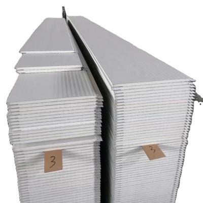 China Modern Decorative Powerful Metal Siding Panel 16mm 20mm PU Sandwich Panels Heat Insulation Exterior Wall for sale