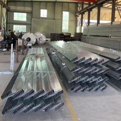 China Steel Structure Factory Price Lightweight Steel Roof Structure Z Perforated Purlin for sale