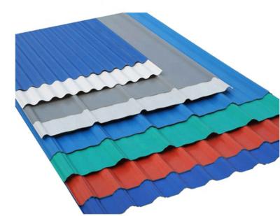 China Color Roof Tile Roofing Sheet Easy Forming Coated Steel Transparent Difference Between ppgi and ppgl for sale