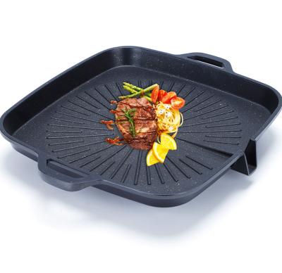 China New Product Barbecue Frying Stainless Steel And Outdoor Pot 24Cm Cast Iron Frying Pan 37.5x32x6cm for sale