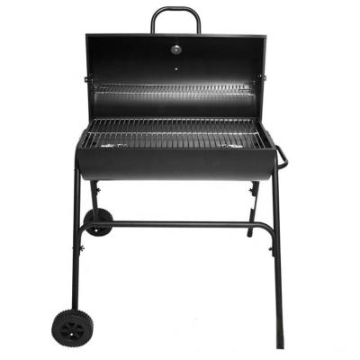 China Wholesale Convenient Outdoor Grill Charcoal Grill Garden Kitchen Combination BBQ Grill Smokeless Barbecue With Lid for sale