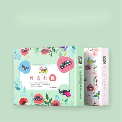 China Design Recyclable Pattern Cardboard Box Rigid Packaging Reusing Custom Logo Storage Tarot Card Magnet Paper Gift Book Box for sale