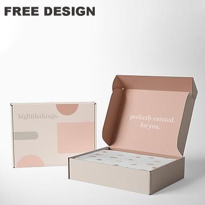 China Newest Design Recyclable Wholesale Custom Biodegradable Corrugated Cardboard Packaging Gift Box Packaging Ad for sale