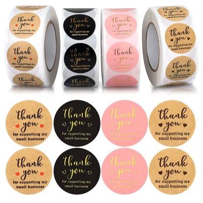 China Customized Promotional Custom Round Waterproof LOGO Label Adhesive Sticker Labels Waterproof Round Stickers For Business for sale