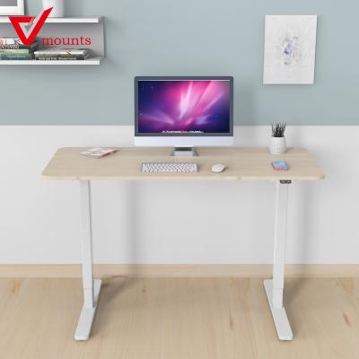 China Classic V-Mounts Electric Control Office Furniture Height Adjust Computer Desk In Home Office for sale