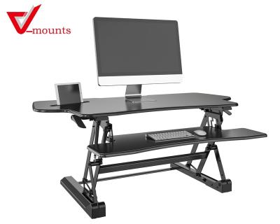 China Adjustable (Height) V-Mount Height Adjustable Sit And Sand Desks Converter With Large Desk Height VM-GLD07L for sale