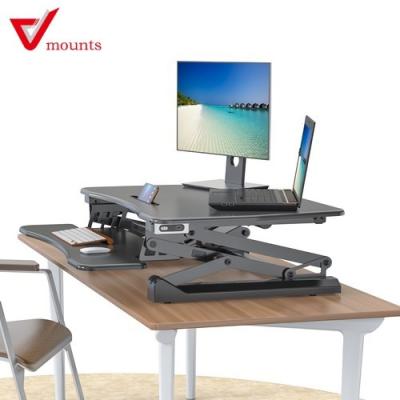 China Portable Adjustable V-mounts (height) V-mounts Laptop Desk Computer Desk Workstation Table Large Height Stand Stand Desks VM-LD07E for sale