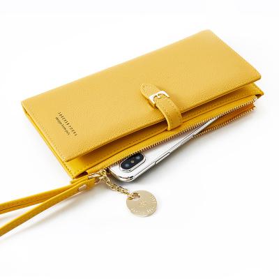 China Waterproof Ladies Pinch Wallet Fashion Card Holder Women Leather Bifold Wallet for sale