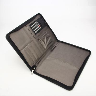 China RFID Customized Documentary Bi-fold PU Leather Notebook Wallet for sale