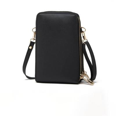 China Fanshion Latest PU Cell Phone Lady Bags Fashion Hot Selling Leather Shoulder Bag for sale