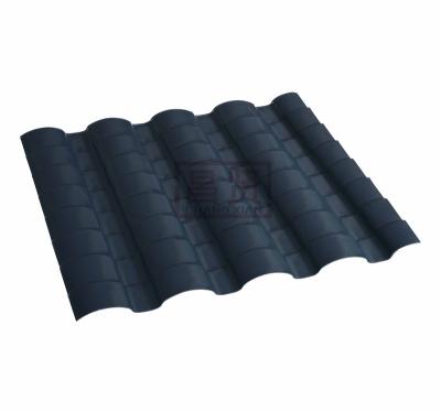 China Excellent Anti-load Performance Rainproof ASA Roof Sheet Good Quality ASA Coated PVC Modern Plastic Roof Sheet for sale