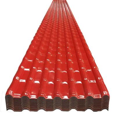 China Asa Synthetic Resin Pvc Roof Tile Impact Resistance Modern House Corrugated Warehouse Durable Roofing Tiles for sale