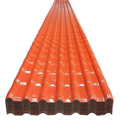 China Modern Corrugated Roof Tile In Algeria Roof Tile Price Factory Directly Supply Asa Metal Roofing Tiles for sale