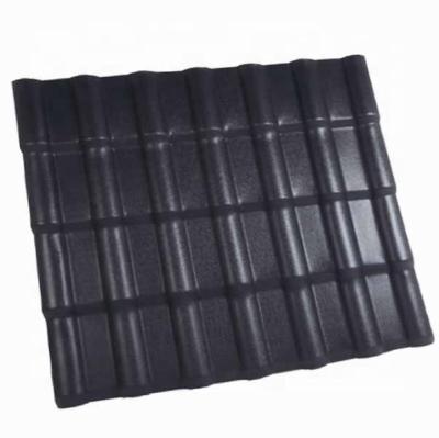 China Modern new type spanish color roof tile sheet factory directly supply PVC tejas asa plastic roof tile for roof for sale