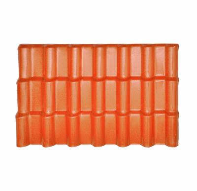 China Modern thermal insulation villa roof sheet building materials resin roof construction tiles sound induction roof tiles for sale