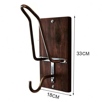 China Metal+Wooden Helmet Rack For Bike 180 Degree Rotation TOLv5 Retail Workshop Metal Motorcycle Helmet Display Stand for sale