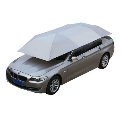 China Anti-wind Hot Sale Cheap Price Car Wind Proof Umbrella Shade With Remote Control for sale