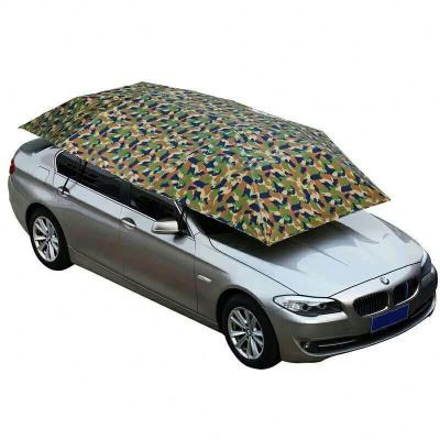 China Anti-wind Car Umbrella With Remote Control Car Windproof Umbrella H0Pfw Portable Mobile Car Cover With Remote Control for sale