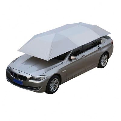 China Newest newest portable auto sunproof car umbrella H0Pvc auto open close Anti-wind car umbrella for sale