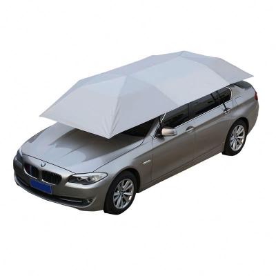 China Anti-wind Car Roof Cover H0Py8 Smart Outdoor Waterproof Folded Portable Car Awning Cover Shelter for sale