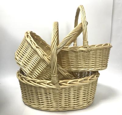 China Europe High Quality Customized Wicker Basket , Willow Basket With Handle for sale