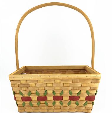 China China Large Wooden Basket Wholesale Storage Basket Chips Basket for sale