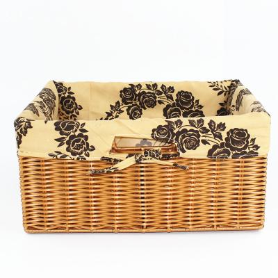 China Durable woven basket of good quality plastic material for sale