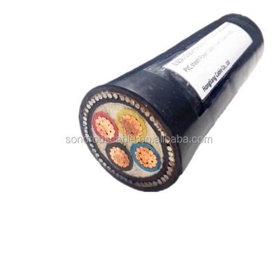 China Construction Low Voltage 4 Core 240mm2 XLPE Insulated Armored Power Cable 600V Power Cable for sale