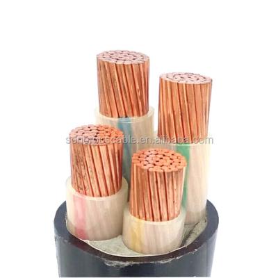 China 300mm2 XLPE Construction 4 Core Copper / Aluminum Cable for sale