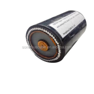 China Price 35mm 50mm 95mm 150mm 240mm 185mm Underground XLPE Single Core Copper Cable High Voltage Power Cable 630mm for sale