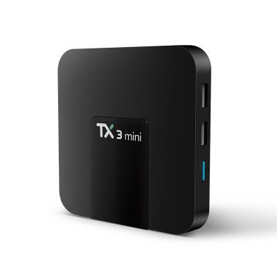 China Hot Selling Custom Software TV Box TX3 Mini 2gb 16gb S905W Quad Core Android 9.0 Android TV Smart Box Better Than X96 Mini Set Top Box for sale