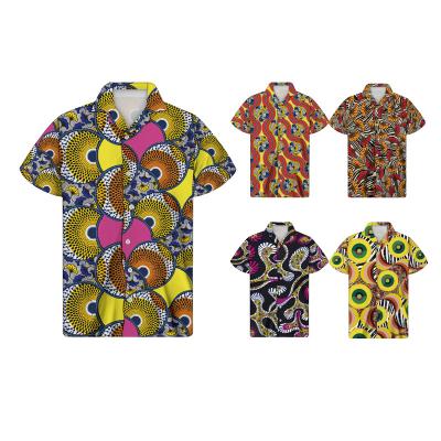 China Special Design Anti-Pilling African Pattern Shirts Loose Fit Paralimpiai Top Shirt Plus Size Summer Mens Clothing Mens Vintage Oversized T-Shirt for sale