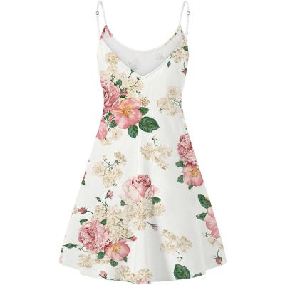 China Modern camisole ladies summer lengan wanita tanpa kamisol ramping floral print Blus anti-shrink plus size adjust strap love&roses dress for sale