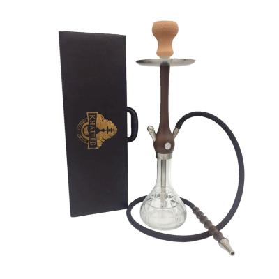 China Manufacturer Huka With Suitcase of Smooking Shisha Alex Wholesale Wood Hookah Set Shisha Nargile Chicha for sale