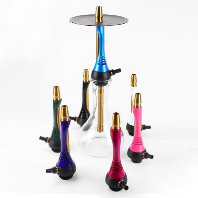 China ALEX Customized Russian Alpha Hookah Durable Set Narguile Shisha Aluminum Hookah With Hookah Pipes for sale