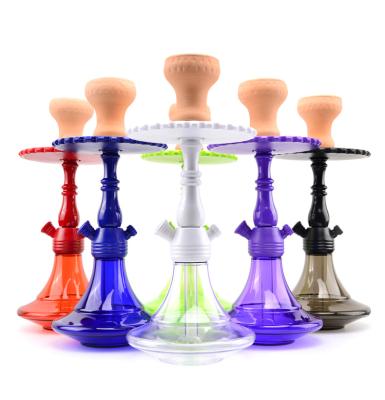 China ALEX Factory Wholesale Brass Colorful Small Acrylic Hookah Narguile Shisha Smoking Sheesha for sale