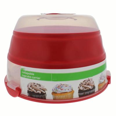 China Sustainable Collapsible Cupcake and Cake Carrier for sale