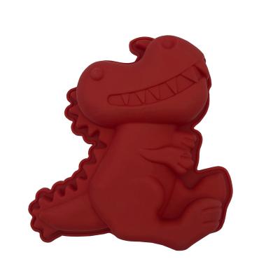 China Sustainable Small Dinosaur Silicone Mold For Making Or Cake Decorating Tools for sale