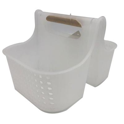 China HANDLE Sustainable TOTE Laundry Bathroom Cleaning Caddy SMOOTH Basket for sale