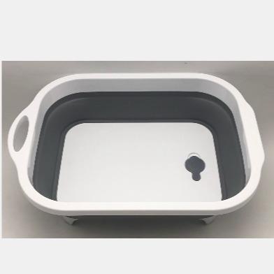 China Sink Tray Kitchen Outdoor Portable Folding Sustainable Plastic Multifunctional Cutting Board for sale